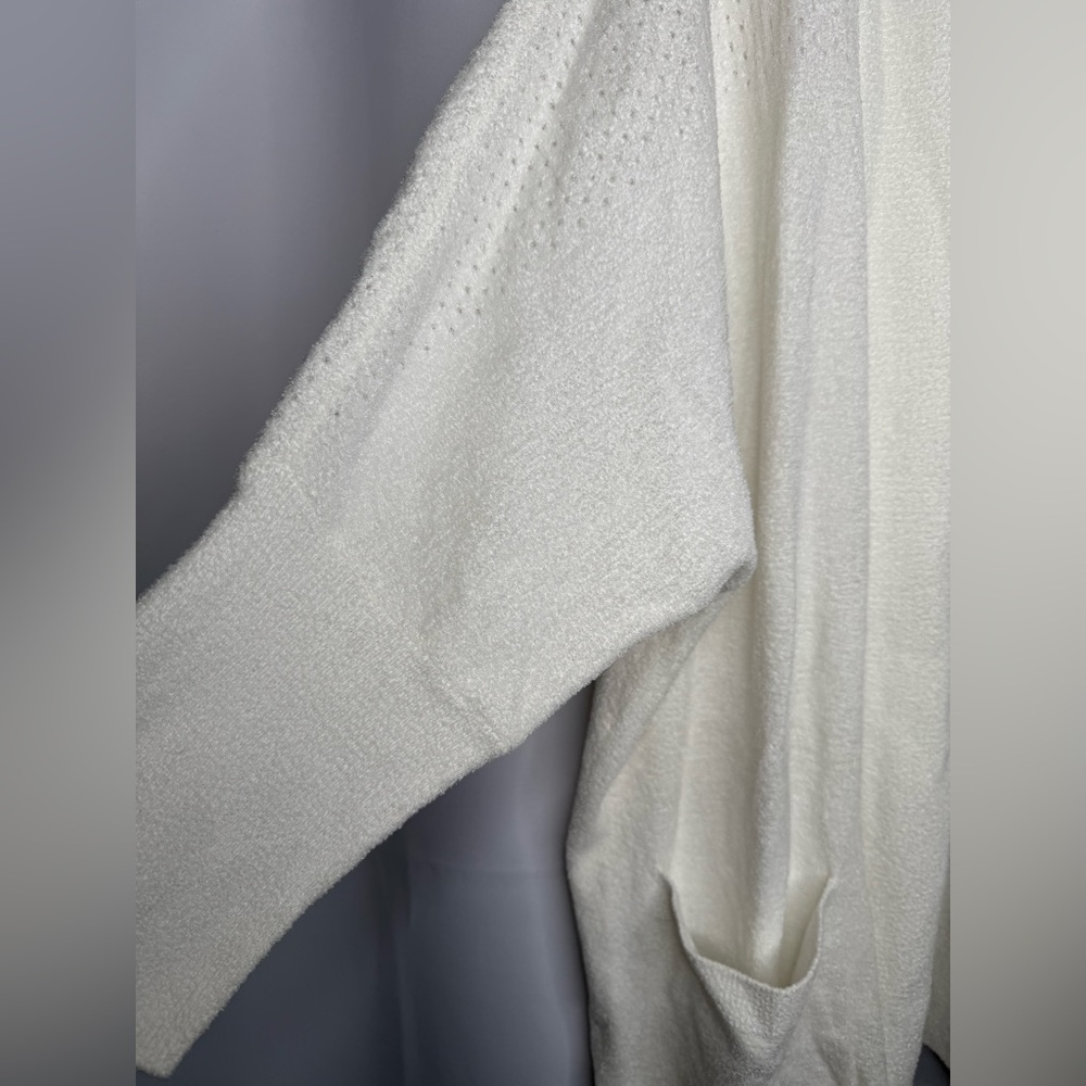 Barefoot Dreams Cozy Chic Ultra Lite Poutelle white cardigan size xl nwot - Picture 2 of 11